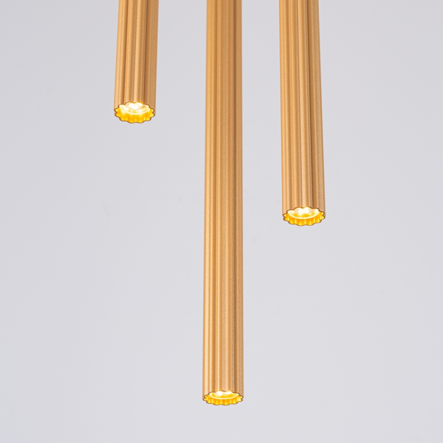 Пендел ARCHE 3xG9/8W/230V златист