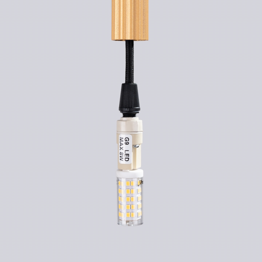 Пендел ARCHE 3xG9/8W/230V златист