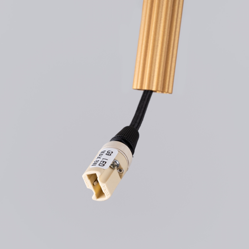 Пендел ARCHE 3xG9/8W/230V златист