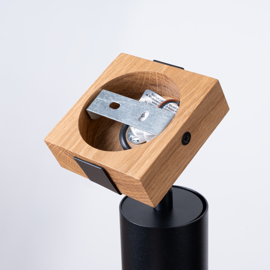 Спот аплик FAGER 1xGU10/10W/230V черен