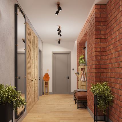 Спот FAGER 4xGU10/10W/230V черен