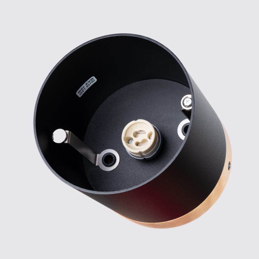 Спот RIF 1xGU10/10W/230V Ø 12 см черен