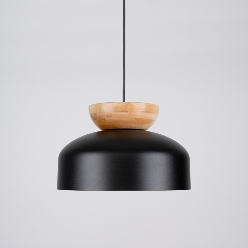 Пендел MARION 1xE27/15W/230V Ø 29,5 см черен