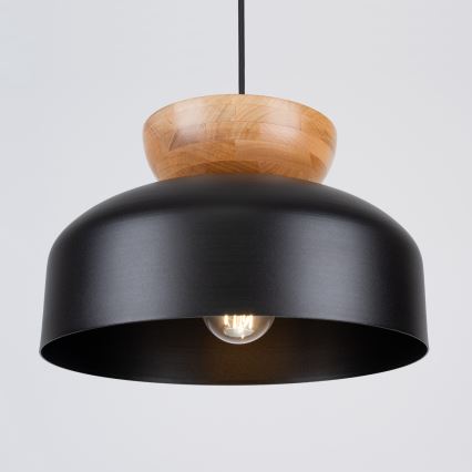 Пендел MARION 1xE27/15W/230V Ø 29,5 см черен