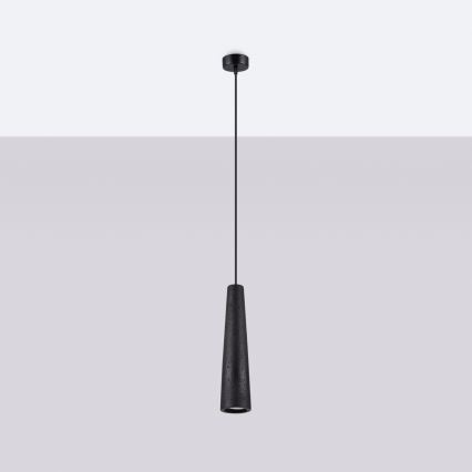Пендел ELECTRA 1xGU10/10W/230V бетон/черен