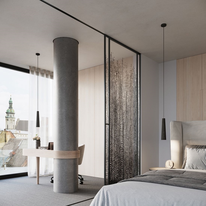 Пендел ELECTRA 1xGU10/10W/230V бетон/черен