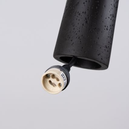 Пендел ELECTRA 1xGU10/10W/230V бетон/черен