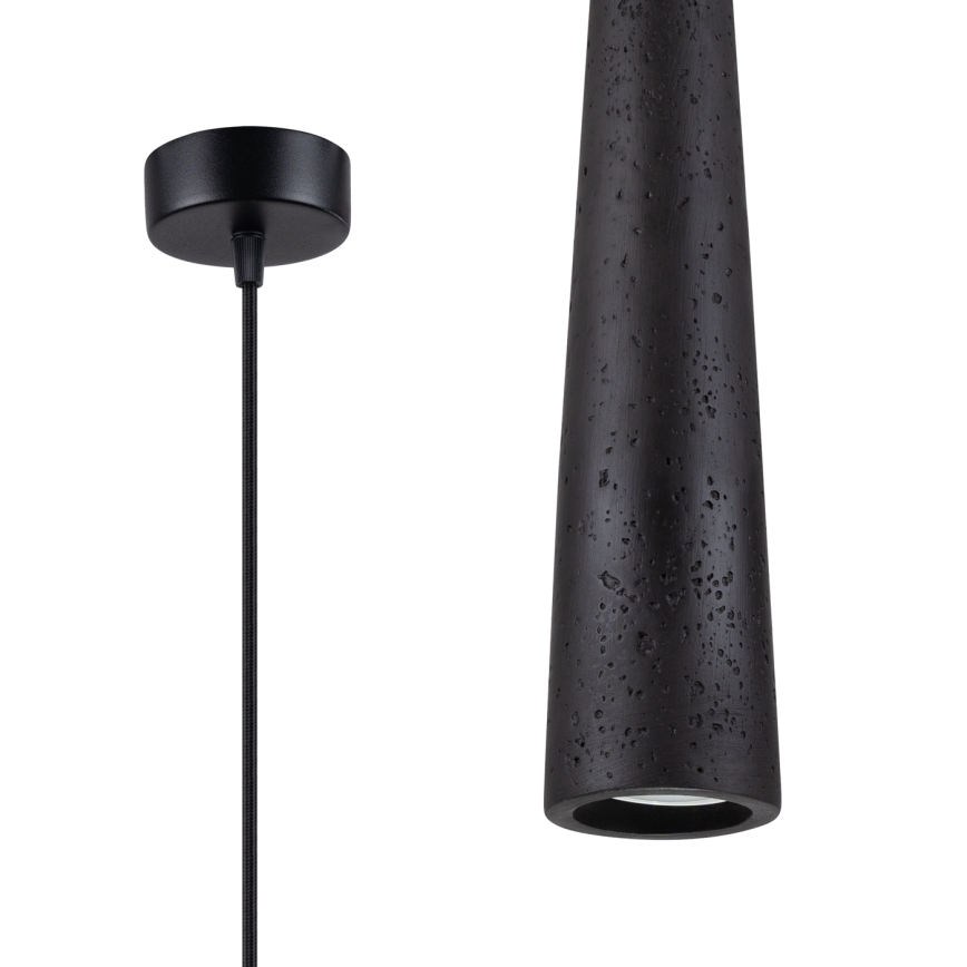 Пендел ELECTRA 1xGU10/10W/230V бетон/черен