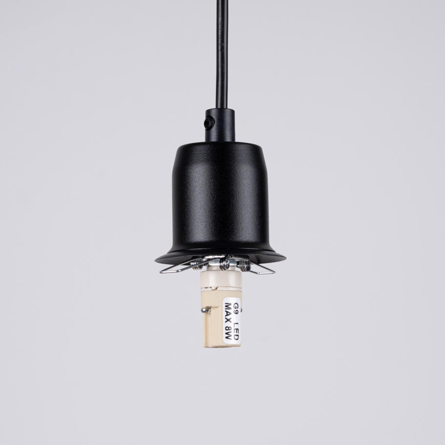 Пендел HYPERION 3xG9/8W/230V черен