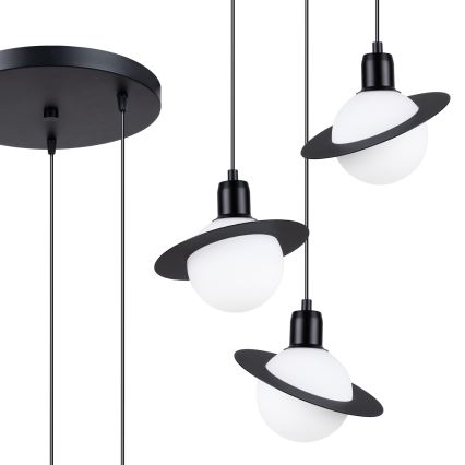 Пендел HYPERION 3xG9/8W/230V черен