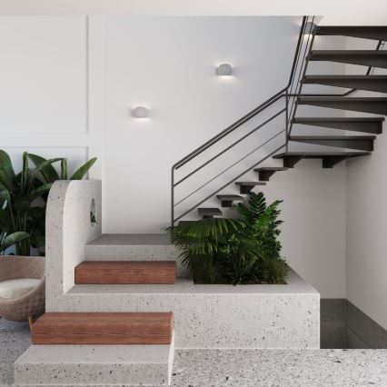 Стенно осветително тяло GLOBE 2xG9/8W/230V бетон/сиво