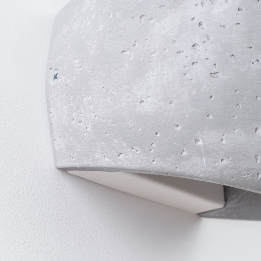 Стенно осветително тяло GLOBE 2xG9/8W/230V бетон/сиво