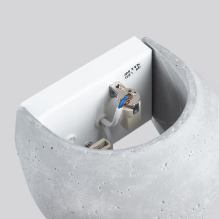 Стенно осветително тяло GLOBE 2xG9/8W/230V бетон/сиво