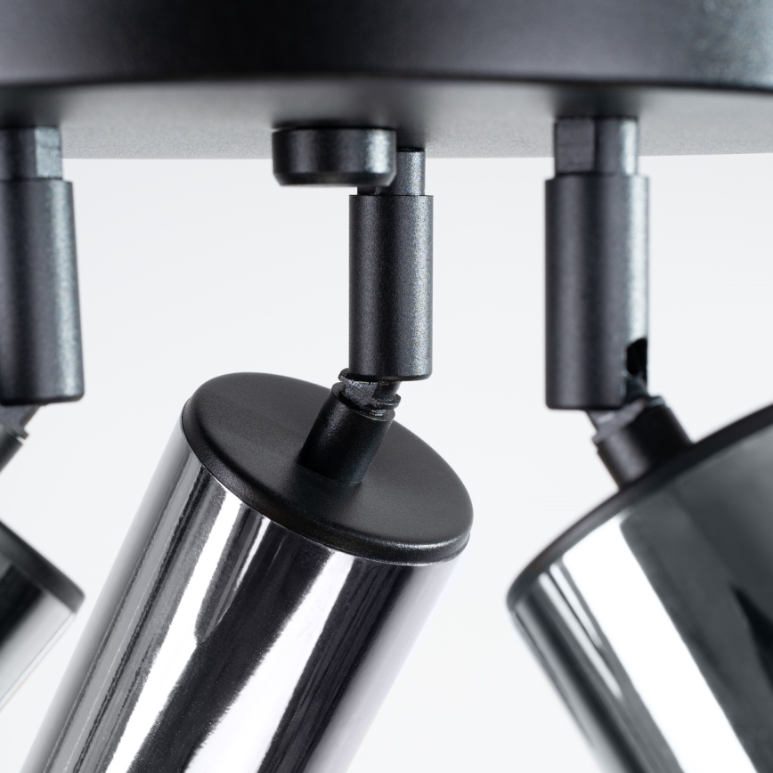 Спот WINX 3xGU10/10W/230V черен/лъскав хром