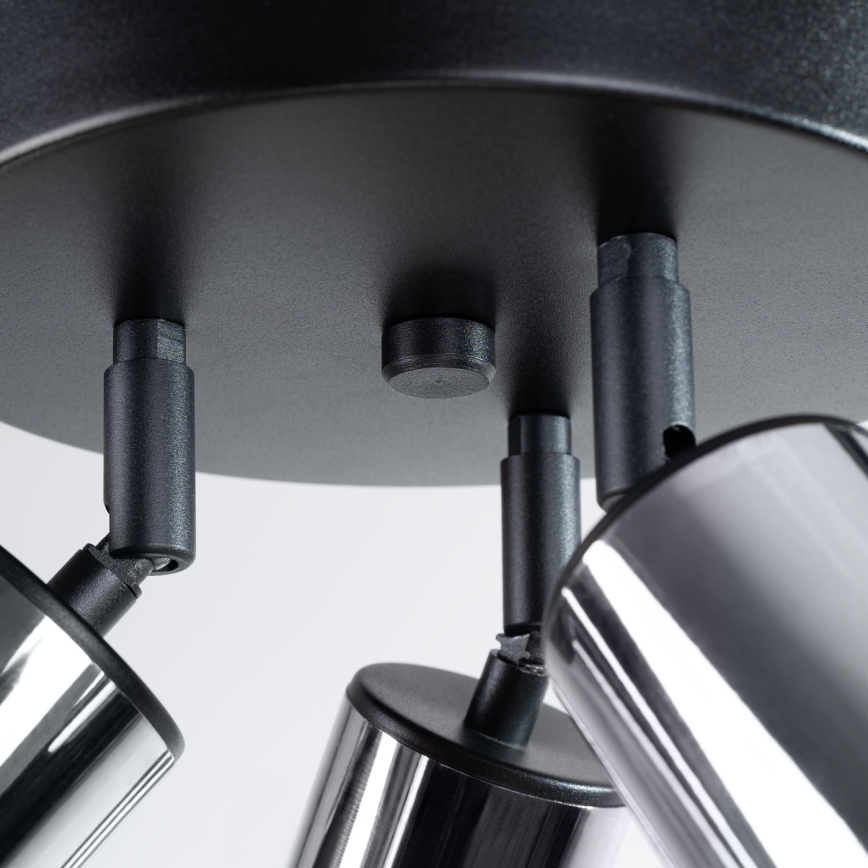 Спот WINX 3xGU10/10W/230V черен/лъскав хром