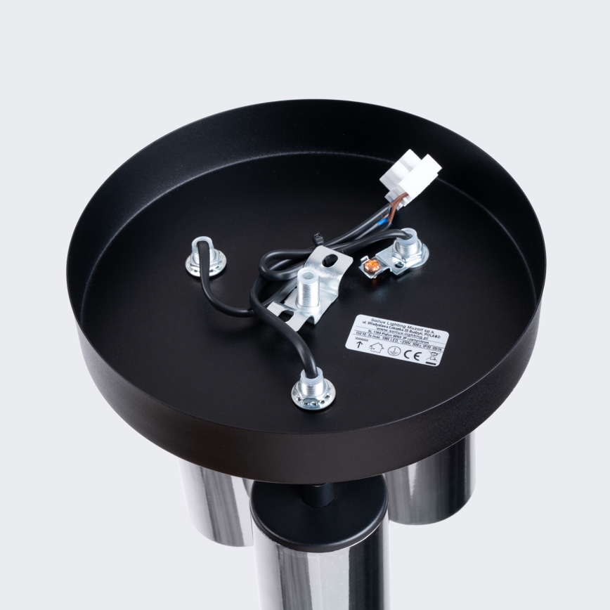 Спот WINX 3xGU10/10W/230V черен/лъскав хром