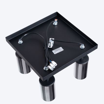 Спот WINX 4xGU10/10W/230V черен/лъскав хром