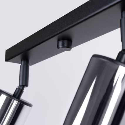 Спот WINX 4xGU10/10W/230V черен/лъскав хром