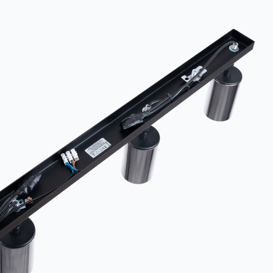 Спот WINX 4xGU10/10W/230V черен/лъскав хром