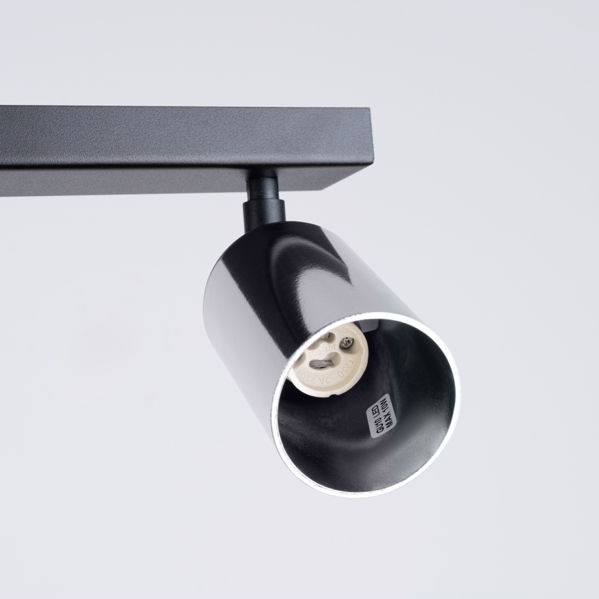 Спот WINX 6xGU10/10W/230V черен/лъскав хром