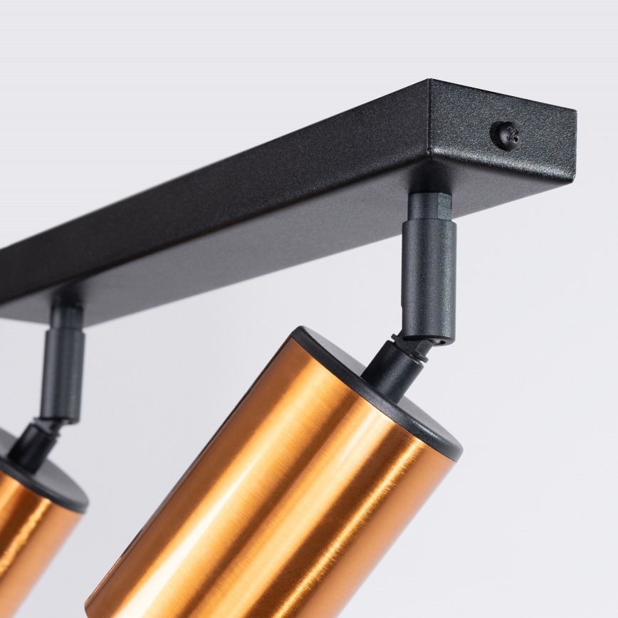 Спот WINX 2xGU10/10W/230V черен/меден