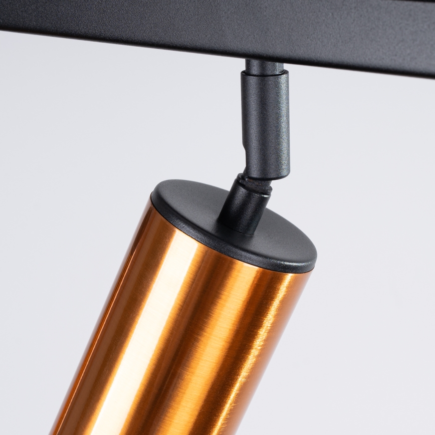 Спот WINX 4xGU10/10W/230V черен/меден