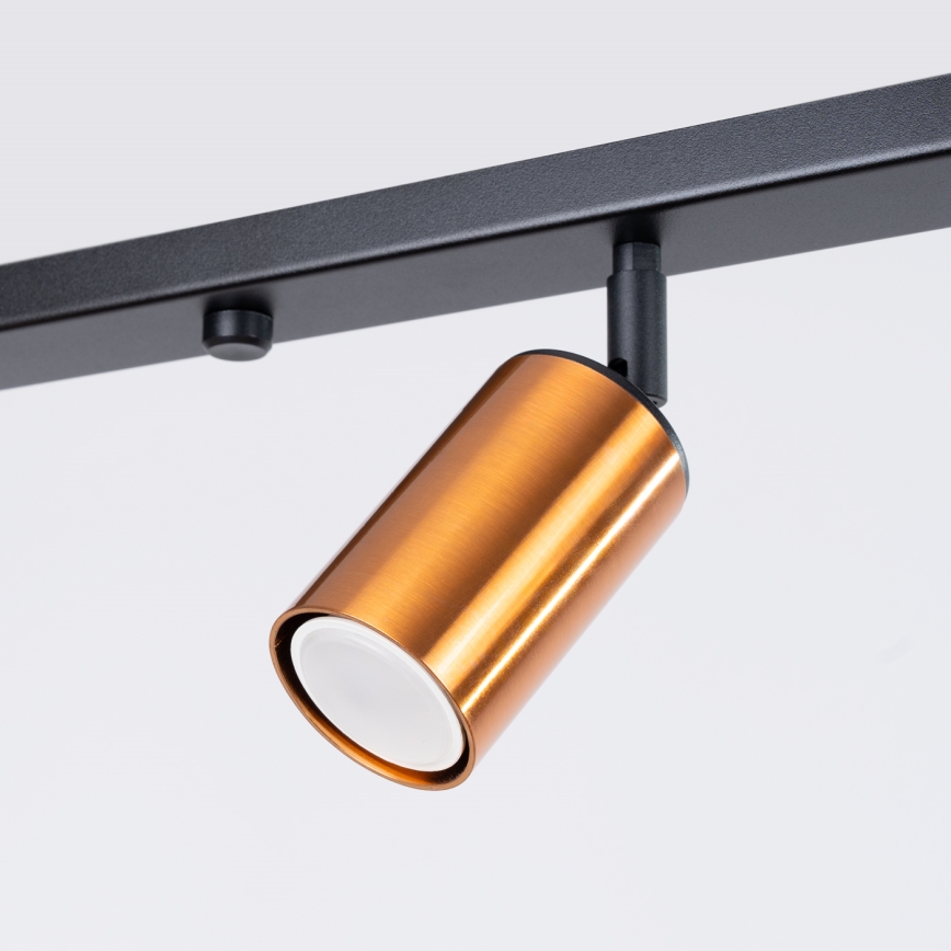 Спот WINX 6xGU10/10W/230V черен/меден