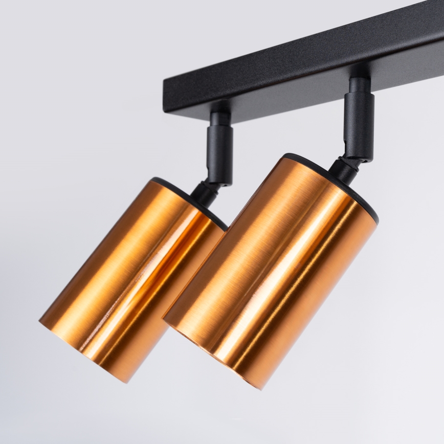 Спот WINX 6xGU10/10W/230V черен/меден