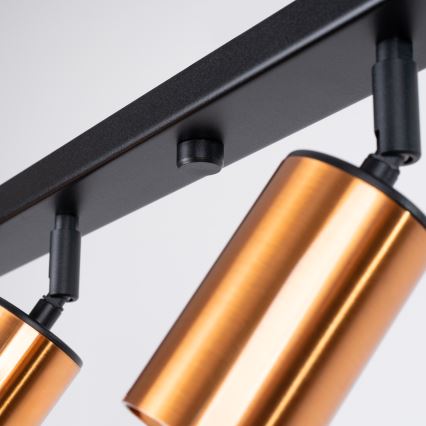 Спот WINX 6xGU10/10W/230V черен/меден