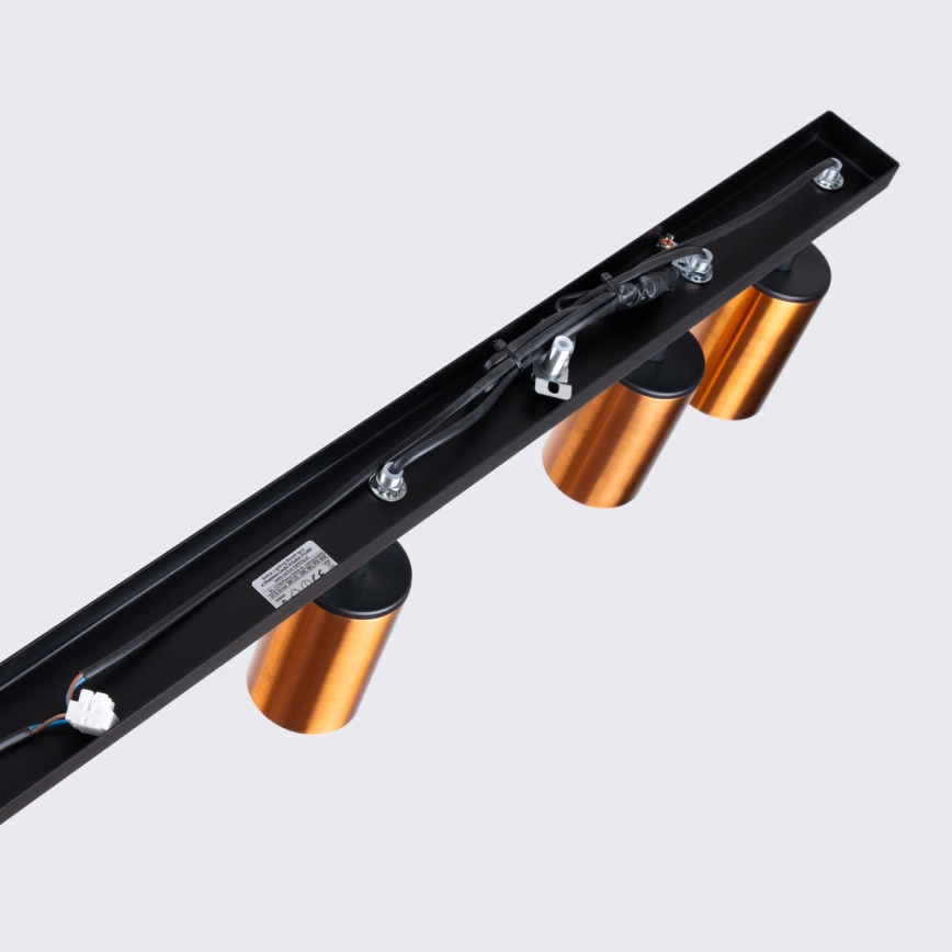 Спот WINX 6xGU10/10W/230V черен/меден