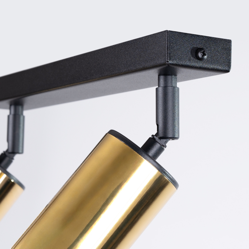 Спот WINX 2xGU10/10W/230V черен/златист