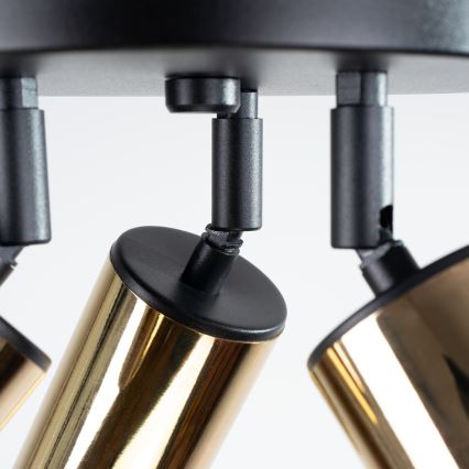 Спот WINX 3xGU10/10W/230V черен/златист