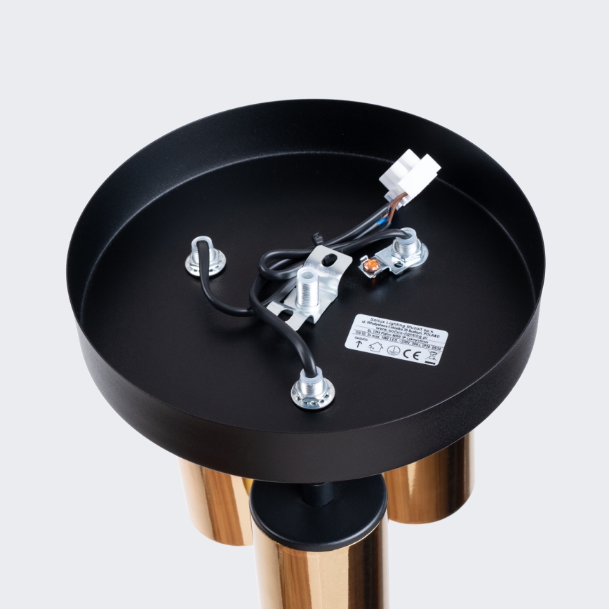 Спот WINX 3xGU10/10W/230V черен/златист