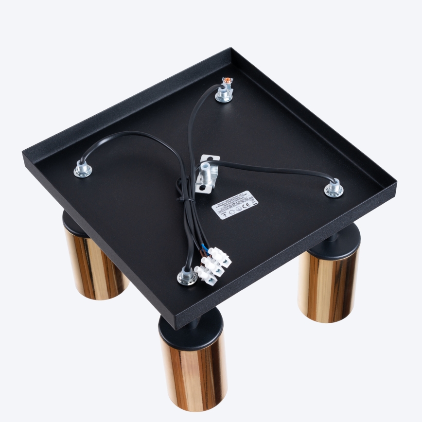 Спот WINX 4xGU10/10W/230V черен/златист