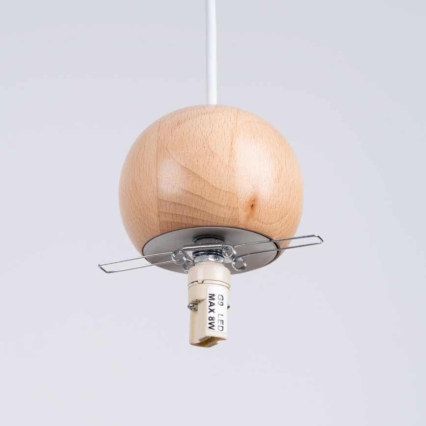 Пендел PEKKA 3xG9/8W/230V бял