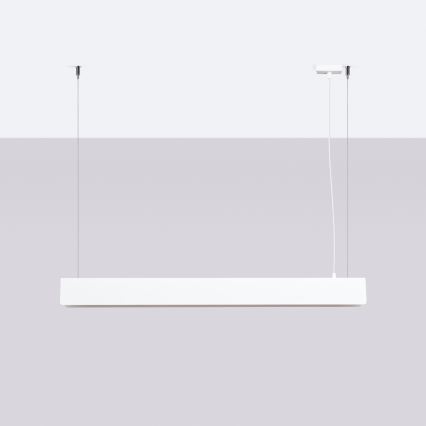LED Пендел SPARK 1xG13/8,5W/230V бял