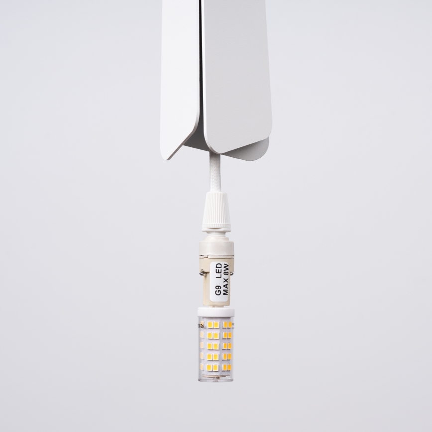 Пендел PRYSM 3xG9/8W/230V бял