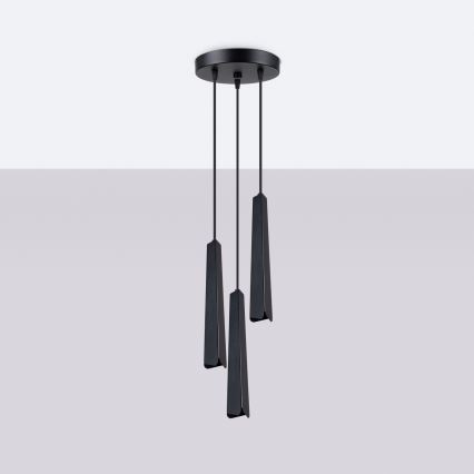 Пендел PRYSM 3xG9/8W/230V черен