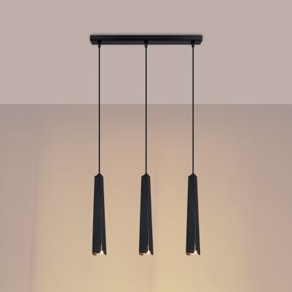 Пендел PRYSM 3xG9/8W/230V черен