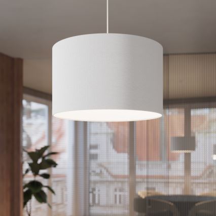 Пендел NOVA 1xE27/15W/230V Ø 30 см бял