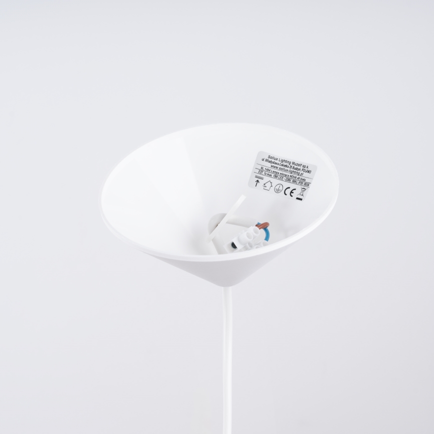 Пендел NOVA 1xE27/15W/230V Ø 40 см бял