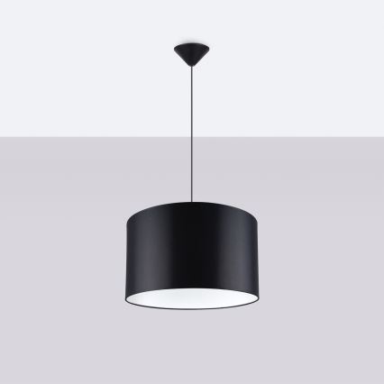 Пендел NOVA 1xE27/15W/230V Ø 40 см черен