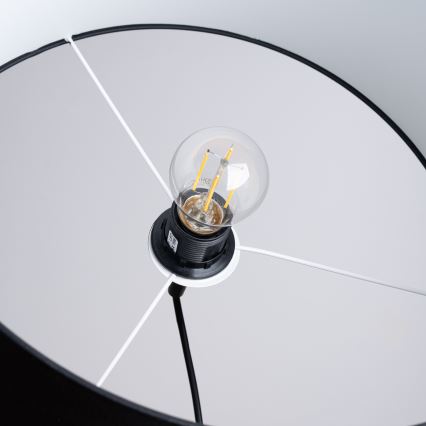 Пендел NOVA 1xE27/15W/230V Ø 40 см черен