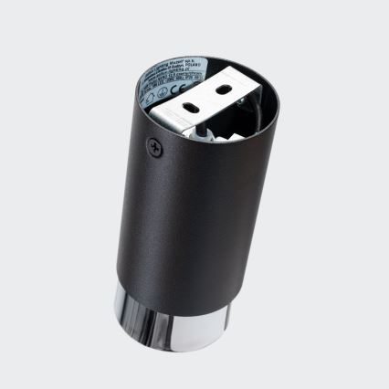 Спот NERO 1xGU10/10W/230V 12,5 см черен/лъскав хром