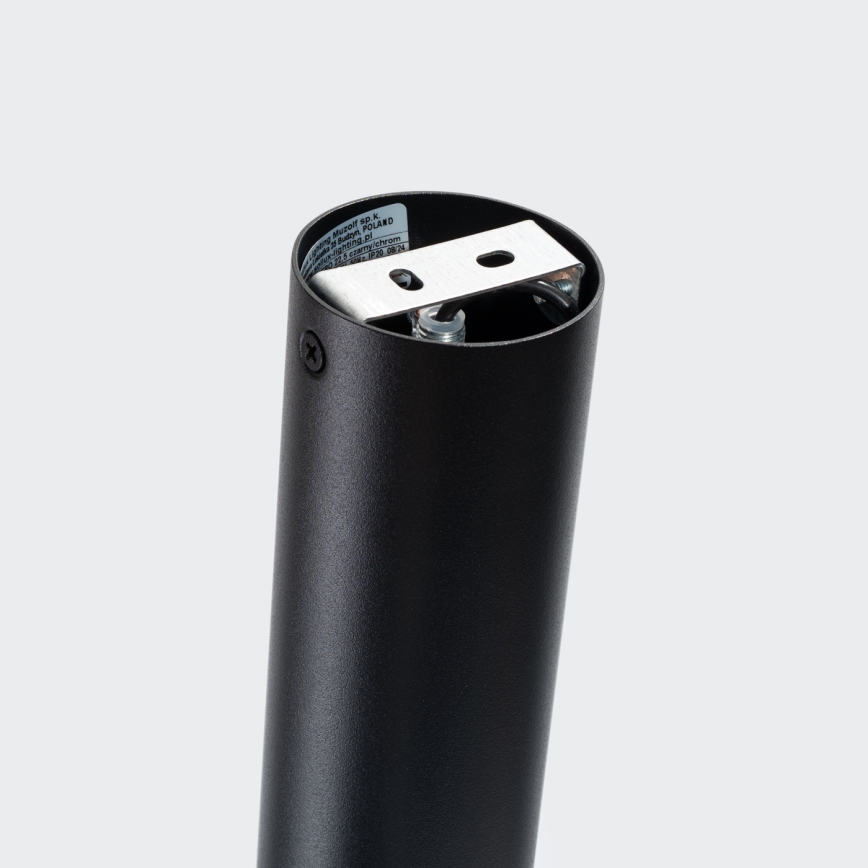 Спот NERO 1xGU10/10W/230V 22,5 см черен/лъскав хром