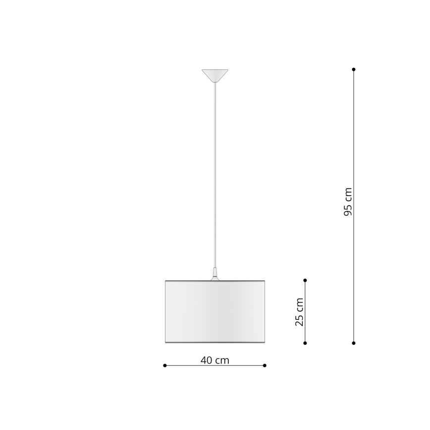 Детски пендел CAT 1xE27/15W/230V Ø 40 см котка
