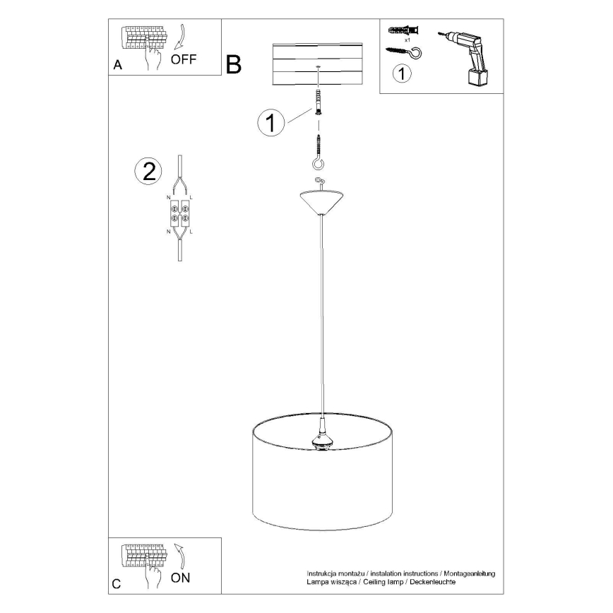 Детски пендел CAT 1xE27/15W/230V Ø 40 см котка