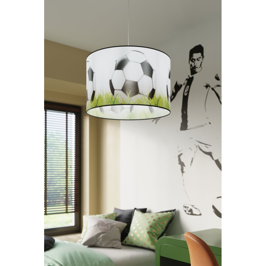 Детски пендел FOOTBALL 1xE27/15W/230V Ø 40 см футбол