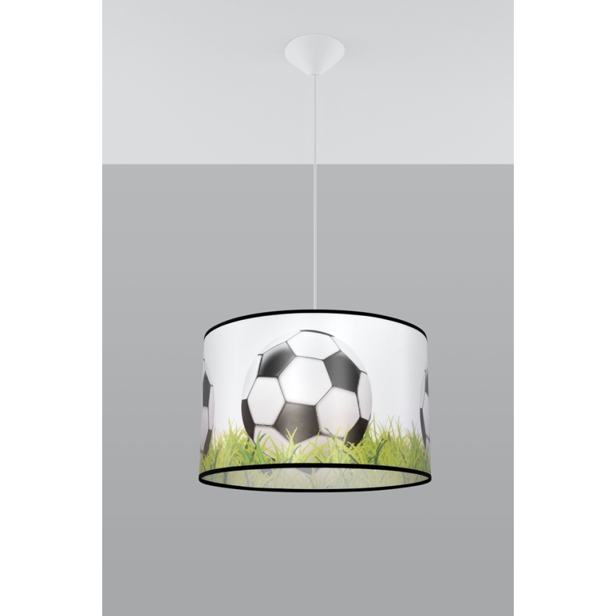 Детски пендел FOOTBALL 1xE27/15W/230V Ø 40 см футбол