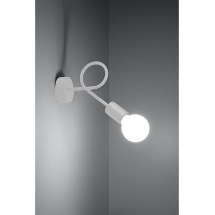 Аплик LOOP 1xE27/15W/230V бял